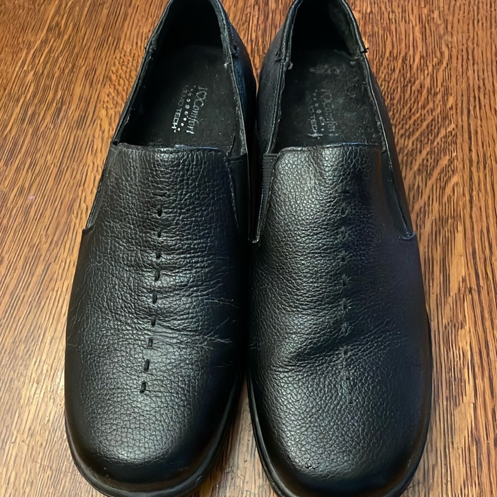 Women’s I ❤️Comfort 9W black slip on shoes